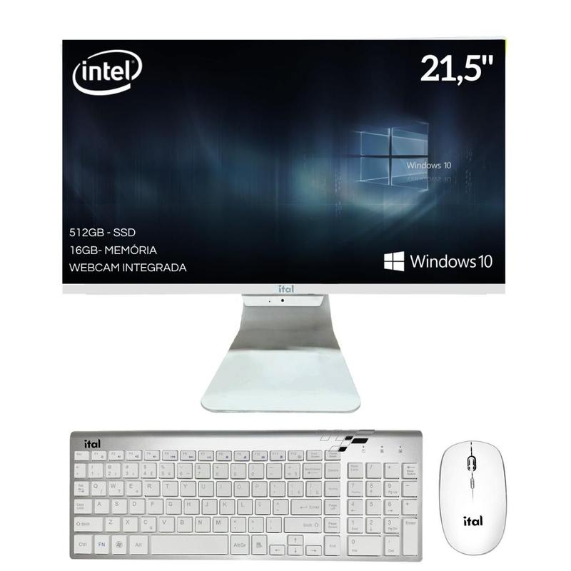 Computador All In One 16gb Ram Intel Core I7 Ssd 512GB 21.5 Computador All In One 16gb Ram Intel Core I7 Ssd 512GB 21.5